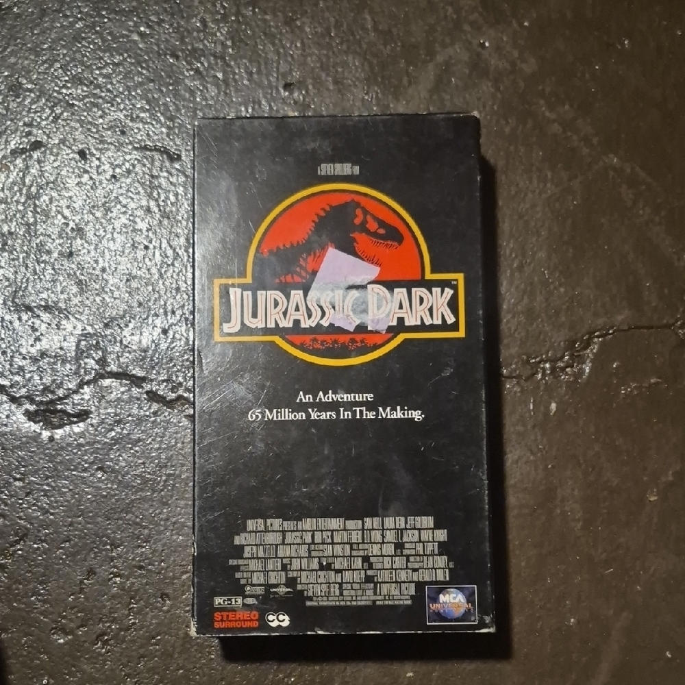 Jurassic Park Vhs